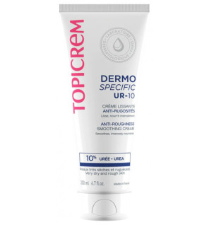 Topicrem – Dermo Specific UR‑10 Crème Lissante Anti‑Rugosités, 200 ml