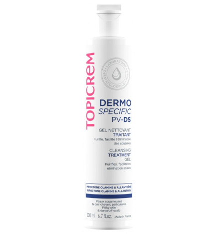 Topicrem – Dermo Specific PV/DS Gel Nettoyant, 200 ml