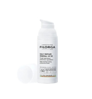 Filorga – Daily Repair Mineral UV 50 Fluide Hydratant Protecteur Quotidien SPF50, 50 ml
