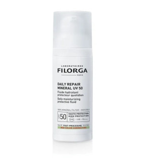 Filorga – Daily Repair Mineral UV 50 Fluide Hydratant Protecteur Quotidien SPF50, 50 ml