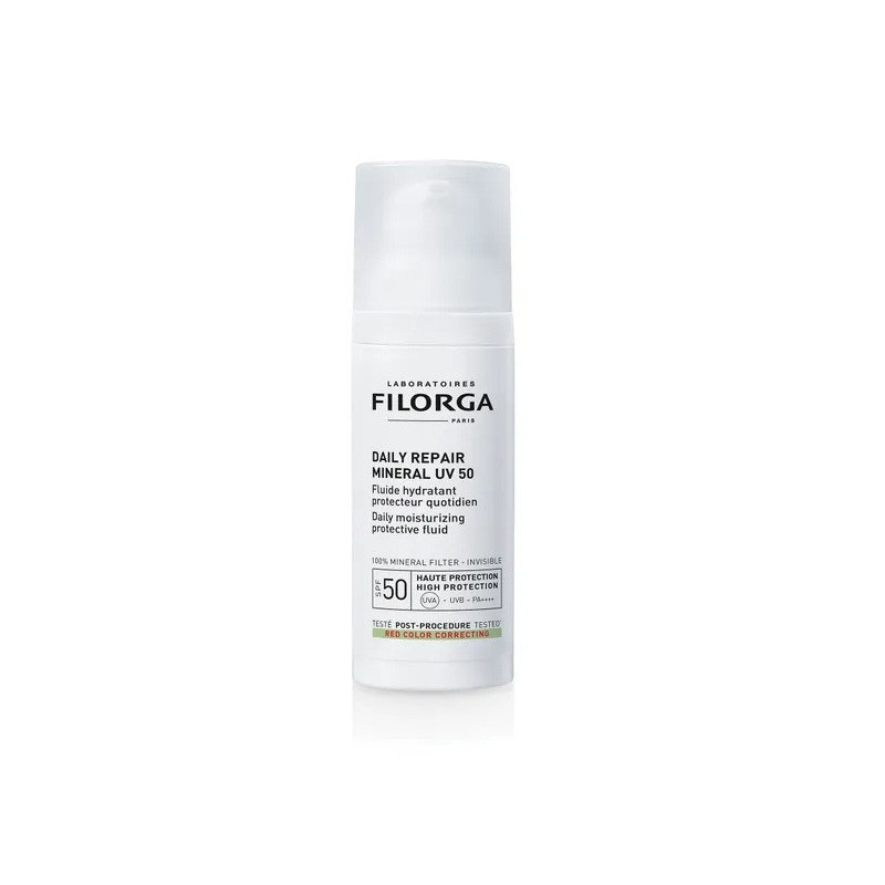 Filorga – Daily Repair Mineral UV 50 Fluide Hydratant Protecteur Quotidien SPF50, 50 ml