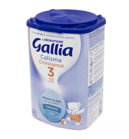 Gallia – Calisma Lait de Croissance 3 Dès 12 mois, 3 x 800 g