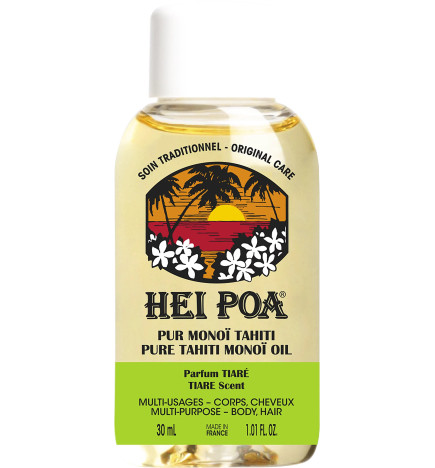 Hei Poa – Pur Monoï de Tahiti AO Parfum Tiaré, 30 ml