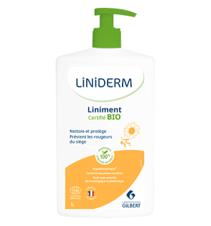 Liniderm – Liniment Oléo‑Calcaire Bio Huile d’Olive et Tournesol, 1 L