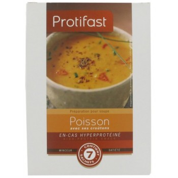 Protifast Velouté Poisson & Croûtons 7 Sachets