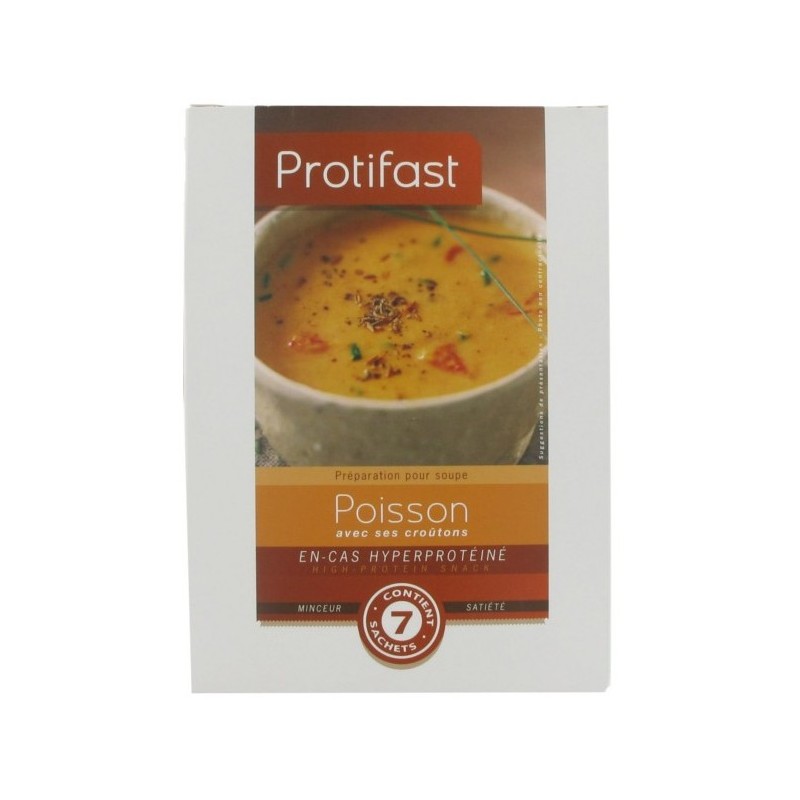 Protifast Velouté Poisson & Croûtons 7 Sachets