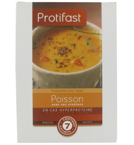 Protifast Velouté Poisson & Croûtons 7 Sachets