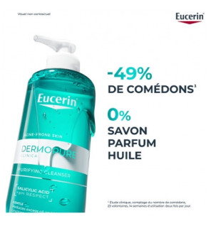 Eucerin – Dermopure Clinical Nettoyant Purifiant Visage et Corps, 400 ml