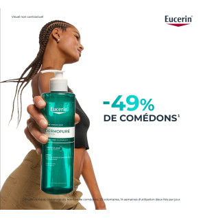 Eucerin – Dermopure Clinical Nettoyant Purifiant Visage et Corps, 400 ml