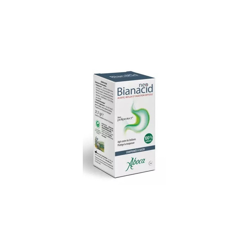 Aboca – NeoBianacid Acidité et Reflux, 14 comprimés