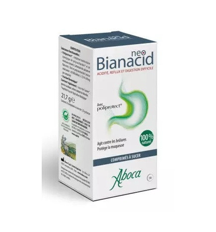 Aboca – NeoBianacid Acidité et Reflux, 14 comprimés