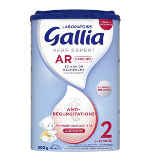 Gallia – Bébé Expert AR 2 Caroube, 800 g
