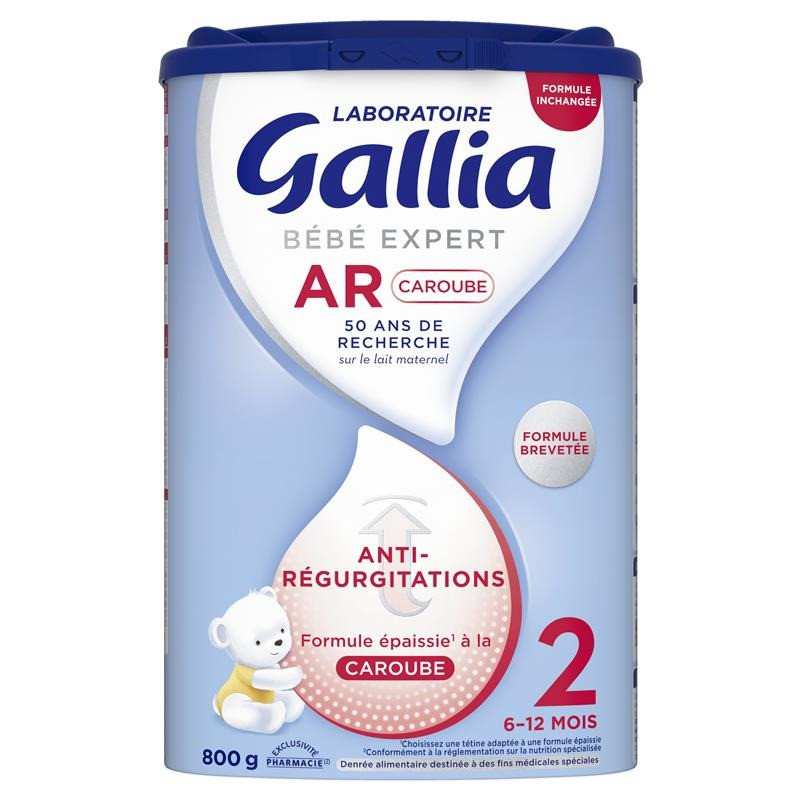Gallia – Bébé Expert AR 2 Caroube, 800 g