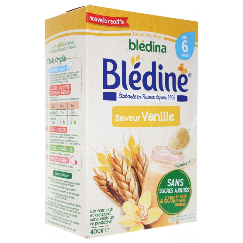 Blédina – Blédine Blé & Vanille dès 6 Mois, 400 g