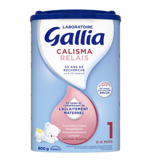 Gallia – Calisma Relais 1 Lait en poudre 1er âge, 800 g