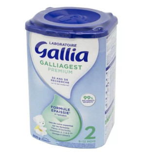 Gallia – Galliagest Premium 2 Lait en poudre 2ème âge formule épaissie, 800 g