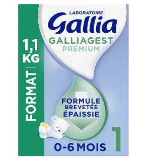 Gallia – Galliagest Premium 1 Lait en poudre formule épaissie, 1,1 kg