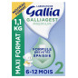 Gallia – Galliagest Premium 2 Lait en poudre formule épaissie, 1,1 kg