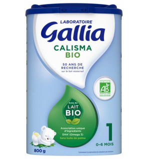 Gallia – Calisma Bio 1 Lait en poudre 1er âge, 800 g