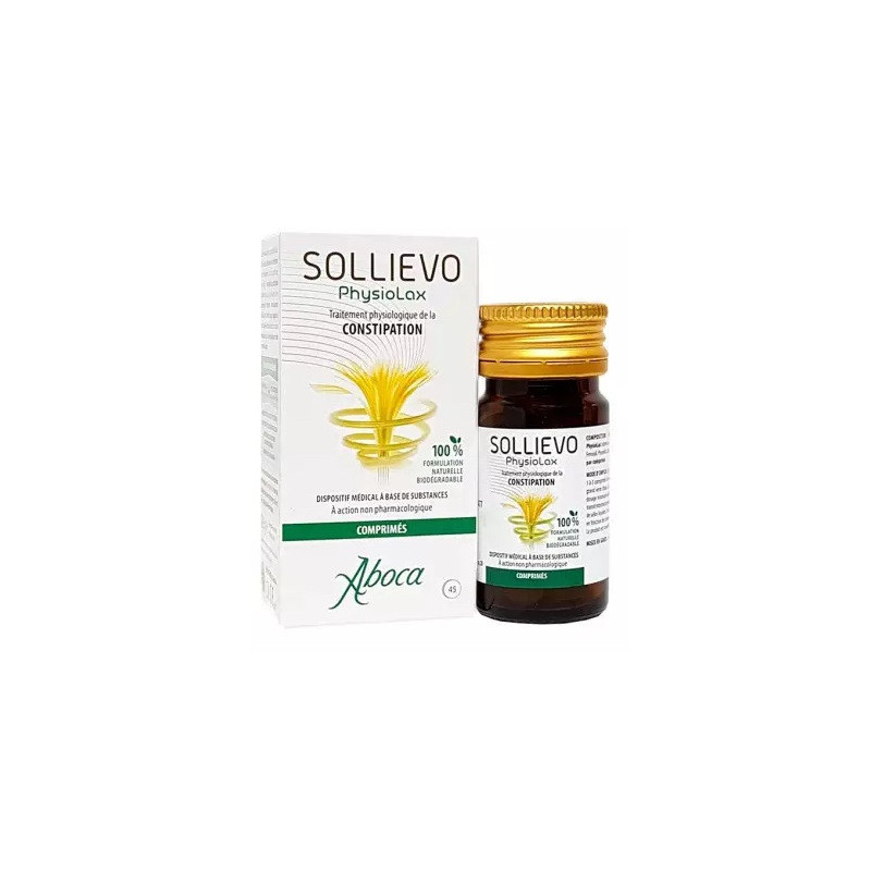 Aboca – Sollievo Physiotransit Physiolax transit intestinal, 45 comprimés