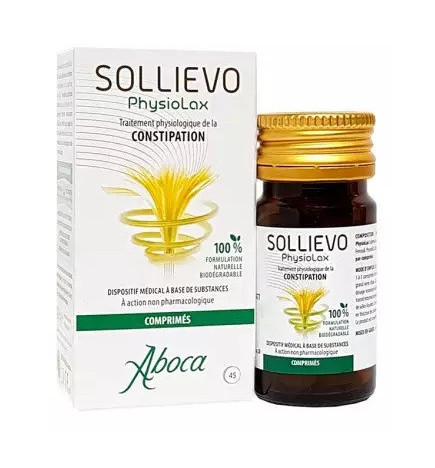 Aboca – Sollievo Physiotransit Physiolax transit intestinal, 45 comprimés