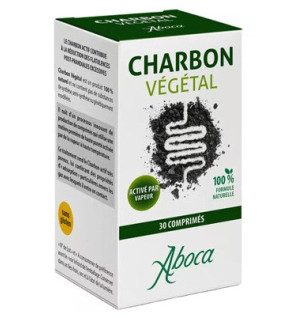 Aboca – Charbon Végétal actif confort digestif, 30 gélules