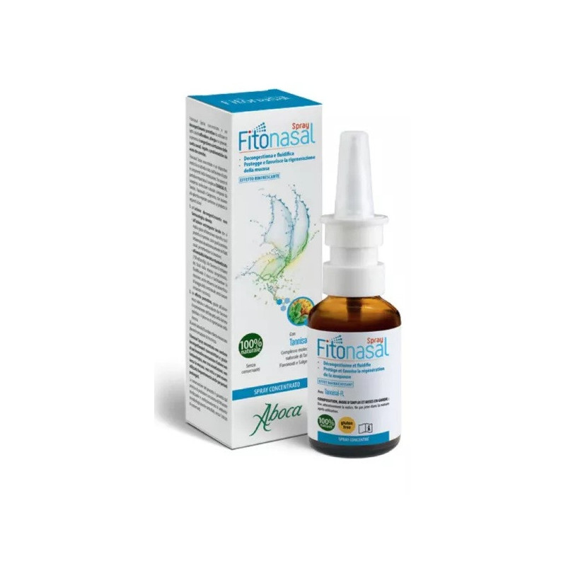 Aboca – Fitonasal spray concentré décongestionnant nasal, 30 ml