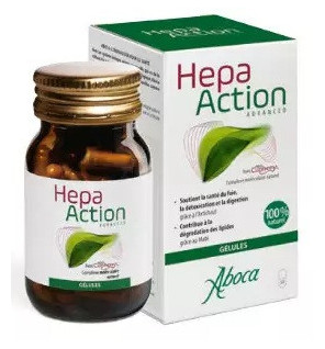 Aboca – Hepa Action Advanced gélules foie et digestion, 50 gélules