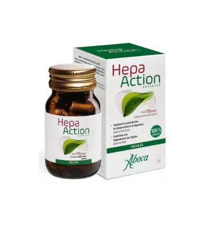 Aboca – Hepa Action Advanced gélules foie et digestion, 50 gélules