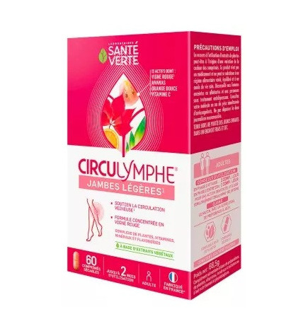Santé Verte – Circulymphe, 60 comprimés