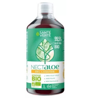 Santé Verte – Nectaloe Aloe Vera 99,5% Gel Liquide Bio, 1 L