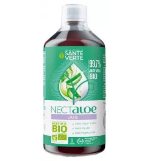 Santé Verte – Nectaloe Aloe Vera 99,7% Jus Bio, 1 L