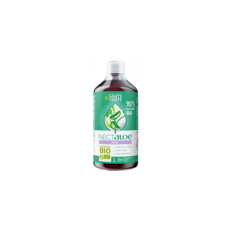 Santé Verte – Nectaloe Aloe Vera 99,7% Jus Bio, 1 L