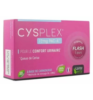 Santé Verte – Cysplex Confort Urinaire Sticks, 10 sticks