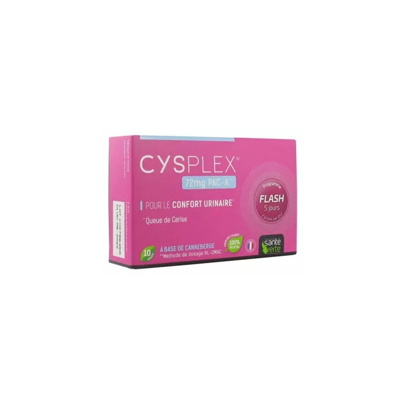 Santé Verte – Cysplex Confort Urinaire Sticks, 10 sticks