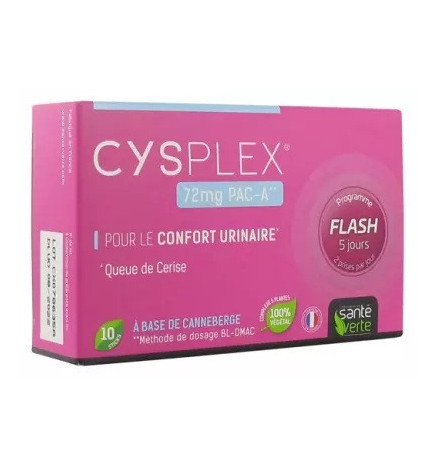 Santé Verte – Cysplex Confort Urinaire Sticks, 10 sticks