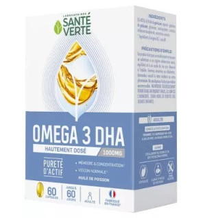 Sante Verte – Omega 3 DHA 1000 mg, 60 capsules