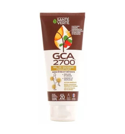 Santé Verte – GCA 2700 Gel de Massage Chauffant, 100 ml