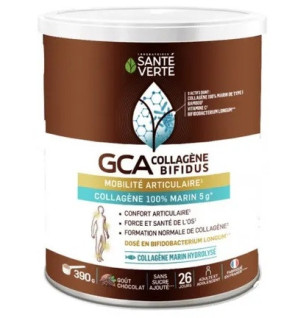 Santé Verte – GCA Collagène Bifidus Mobilité Articulaire saveur chocolat, 390 g