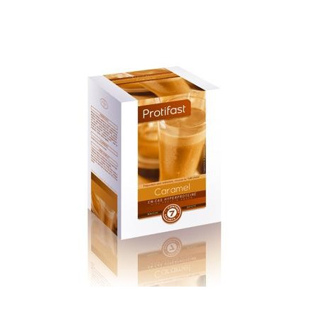 Protifast En-cas Hyperproteine Preparation Pour Dessert Caramel 7 Sachets