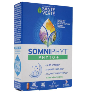 Santé Verte – Somniphyt Phyto+ Comprimés Sécables, 30 comprimés
