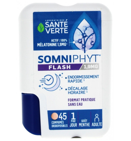 Santé Verte – Somniphyt Flash 1,9 mg, 45 comprimés