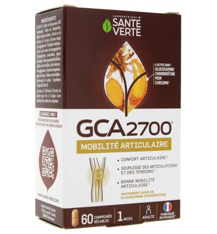 Santé Verte – GCA 2700 Articulations, 60 comprimés
