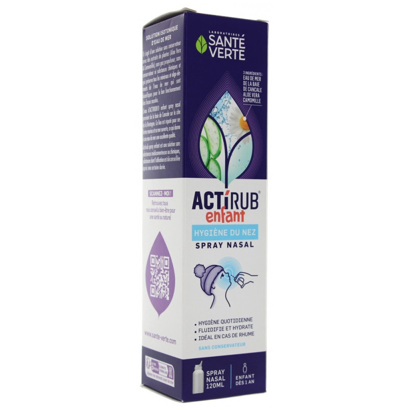 Santé Verte – Actirub Enfant Spray Nasal, 120 ml