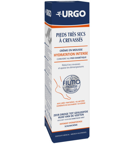 Urgo – Crème en Mousse Hydratation Intense, 125 ml