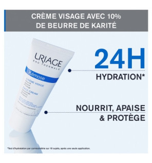 Uriage – Xémose C8+ Soin Visage Nourrissant Apaisant, 40 ml