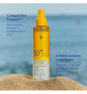 Caudalie – Eau Solaire Très Haute Protection SPF50+, 150 ml