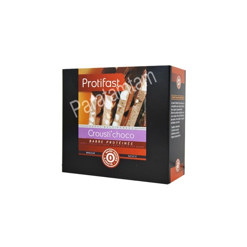 PROTIFAST CROUSTI'CHOCO BARRE PROTEINEE 7 BARRES