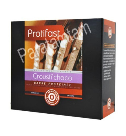 PROTIFAST CROUSTI'CHOCO BARRE PROTEINEE 7 BARRES