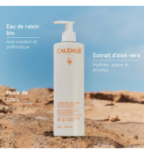 Caudalie – Lait Réparateur Après-Soleil à l’Aloe Vera, 400 ml